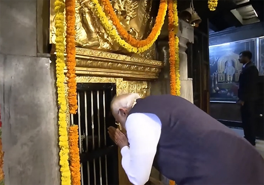 PM Modi-at Udupi Temple